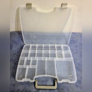 Plano Divided Compartments Plastic Storage Organizer Container (37x28x5cm)